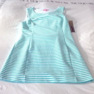 Lillly Pulitzer Whiting Shorely Blue Stripe Dress